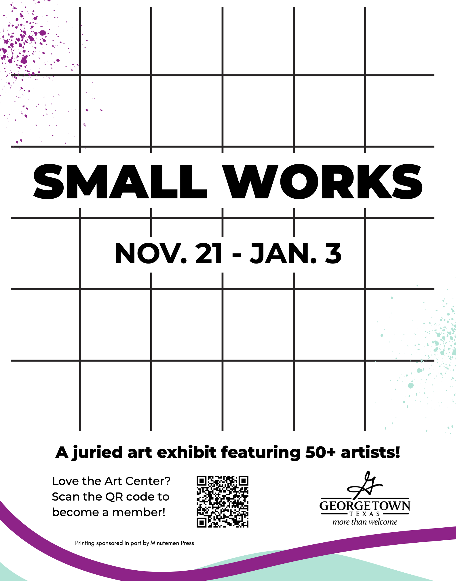 Georgetown art center small works show