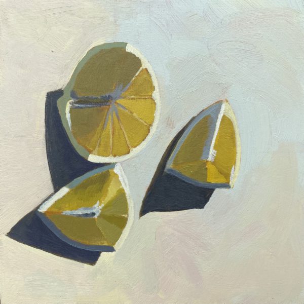 lemons acrylic painting, Leigh Ann torres