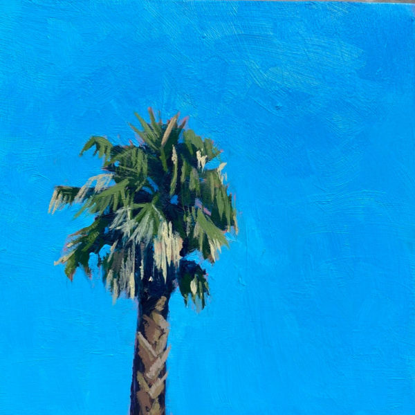 palm tree painting, Leigh Ann Torres